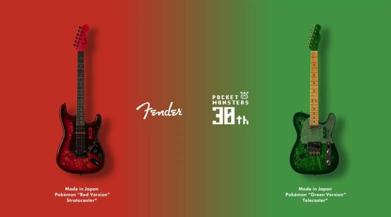 Presentazione ufficiale delle chitarre Pokémon Center e Fender