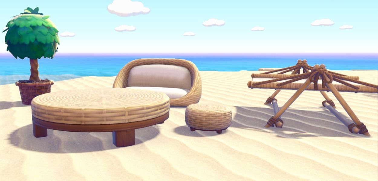 Pokémon Pokopia distribuisce un set da resort con cinque arredi