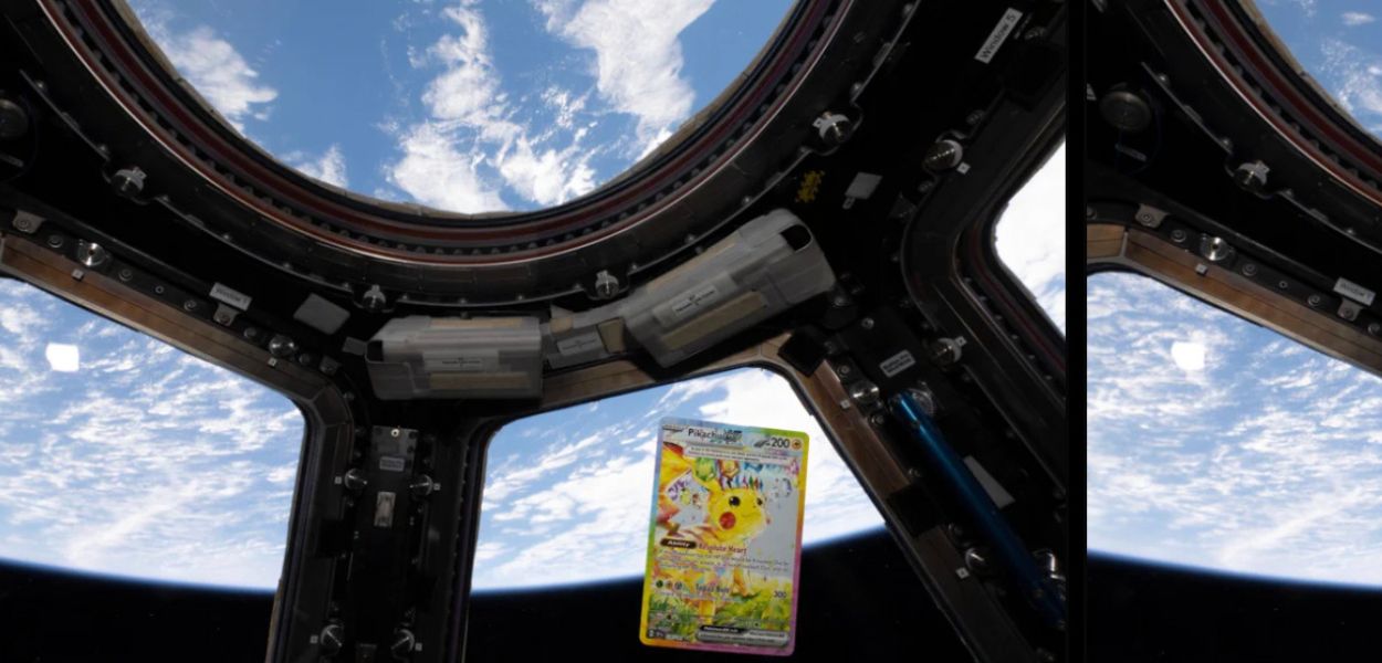 Le carte Pokémon raggiungono la Stazione Spaziale Internazionale