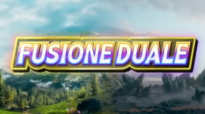 Immagine promozionale ufficiale di Fusione Duale per GCC Pokémon Pocket