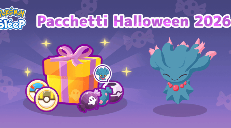 Pacchetti Halloween 2026 di Pokémon Sleep