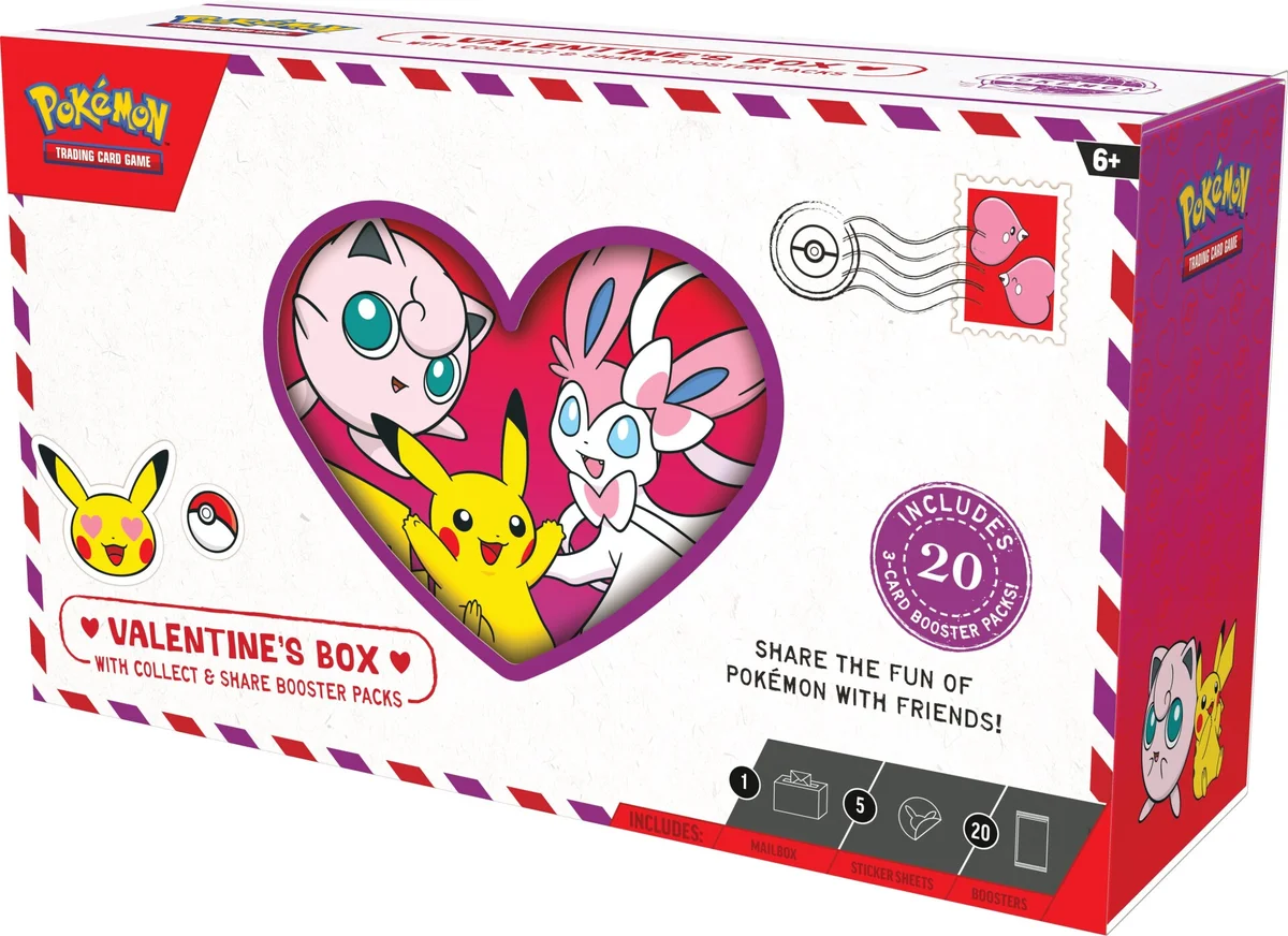 Valentine’s Box: venti mini bustine e una cassetta per San Valentino, dal 15 gennaio
