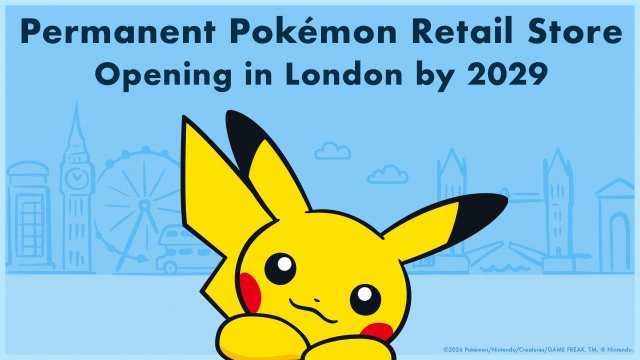 Annuncio del negozio Pokémon permanente previsto a Londra